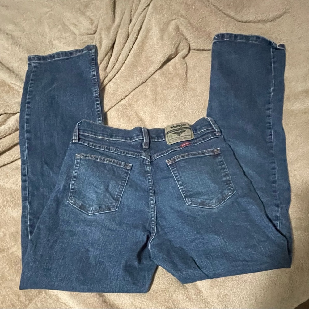 Wrangler Men's Classic Straight Leg Blue Jeans